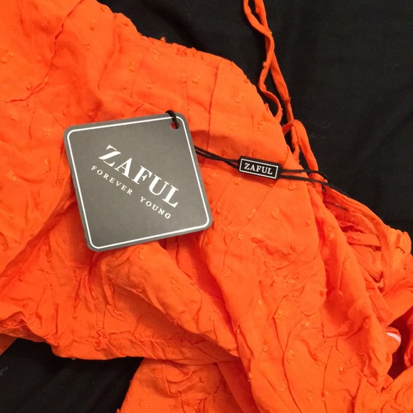 Orange summer dress - Picture 5 of 6